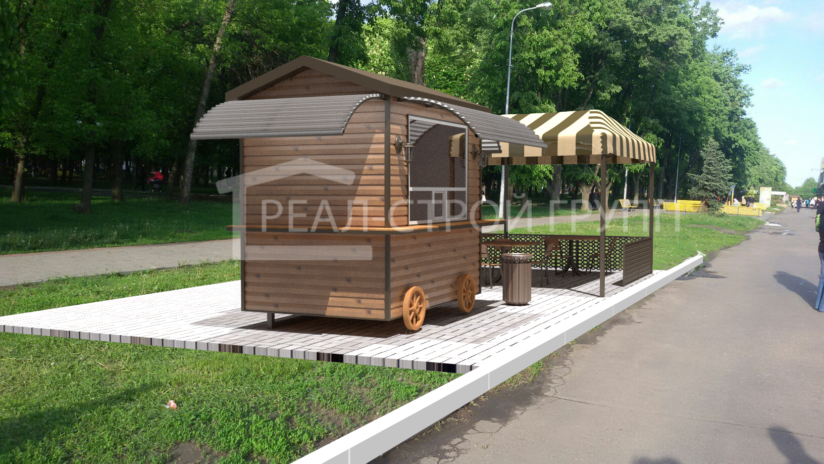 Строительство торговых павильонов, киосков в Черкассах Строительство торговых павильонов, киосков в Черкассах